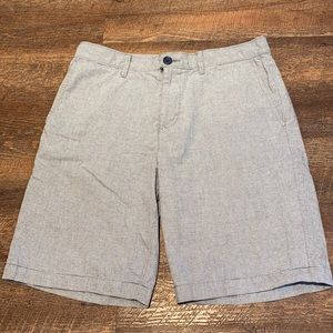 Gray and white, original Penguin Hybrid shorts